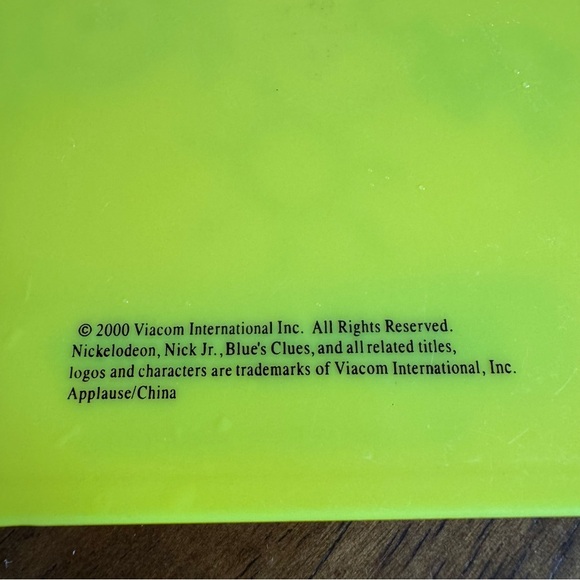 Blue’s Big Musical Handy Dandy NoteBook With Secret Revealable Clues 2000 - Picture 9 of 9